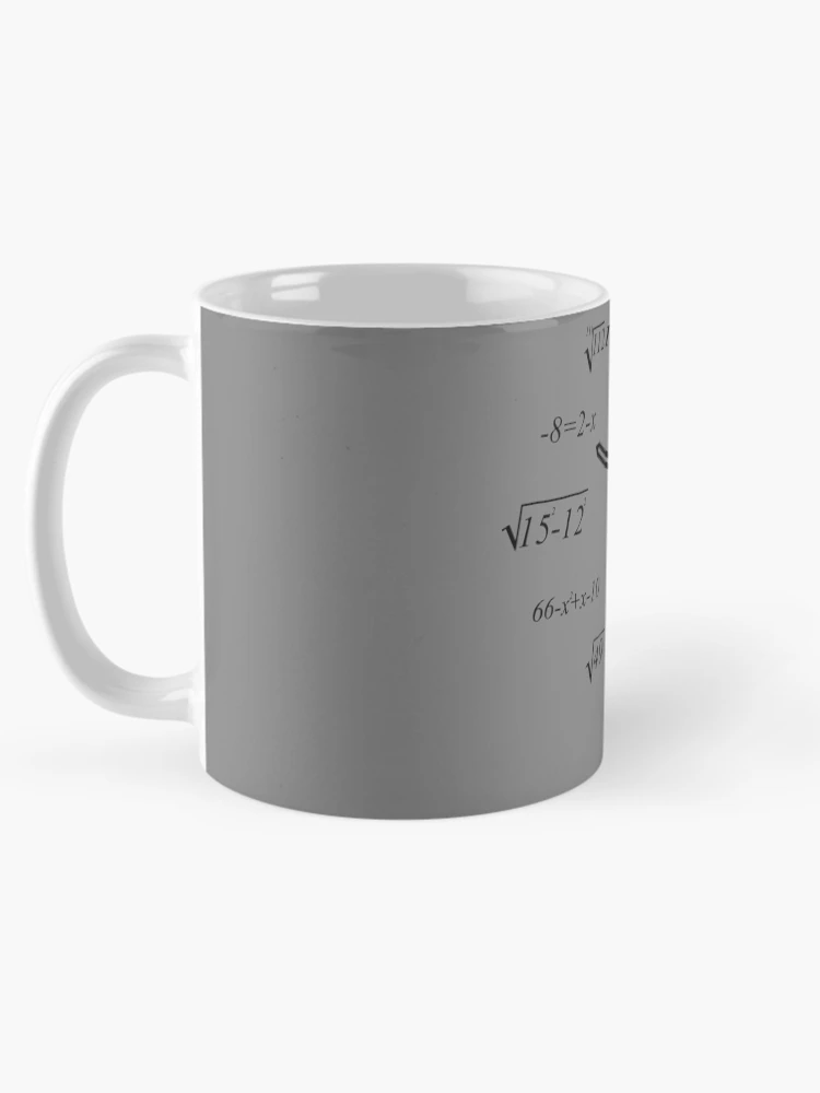 Thumbnail 5 of 6, Coffee Mug, Math Clock Nerdy Math Teacher Math Student Math Clock Gear designed and sold by DynamicDesign.