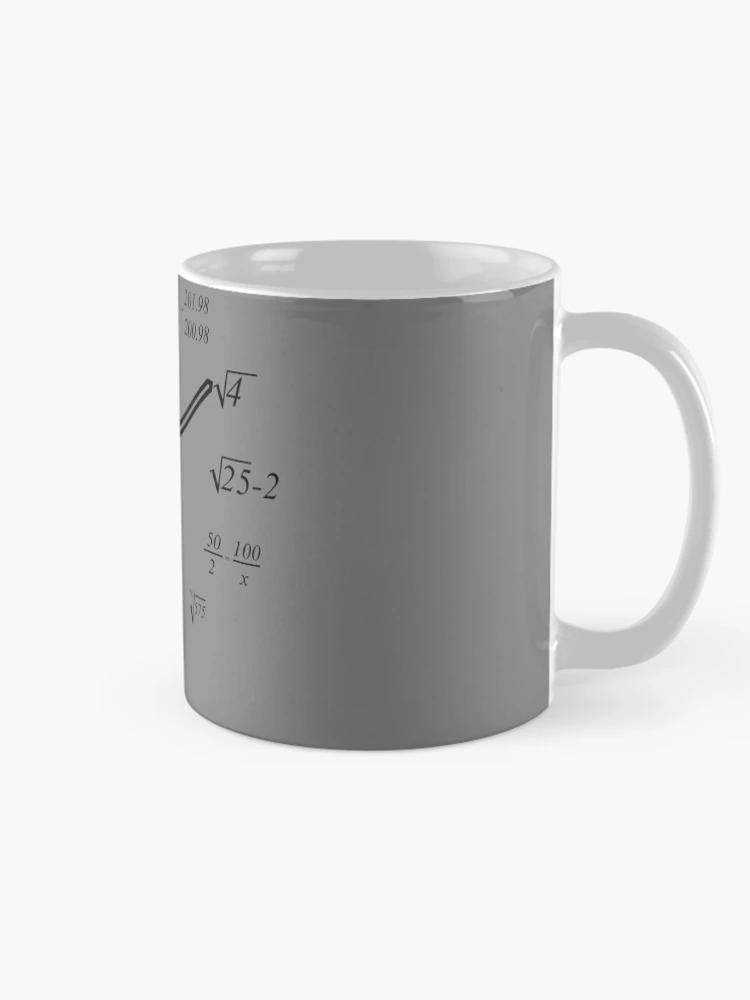 Thumbnail 3 of 6, Coffee Mug, Math Clock Nerdy Math Teacher Math Student Math Clock Gear designed and sold by DynamicDesign.