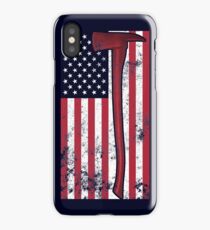 American Fire Service (blue) iPhone Case