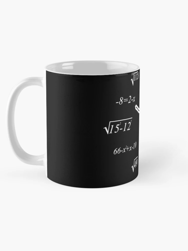 Thumbnail 5 of 6, Coffee Mug, Math Clock Nerdy Math Teacher Math Student Math Clock Gear designed and sold by DynamicDesign.