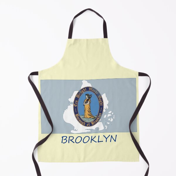 Item preview, Brooklyn Flag Map designed and sold by TransportTees.