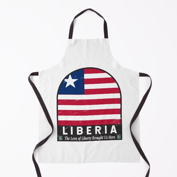 Item preview, Liberia Flag Emblem Distressed Vintage designed and sold by KrisSidDesigns.