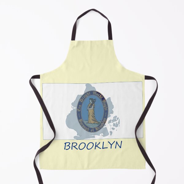 Item preview, Brooklyn Flag Map designed and sold by TransportTees.