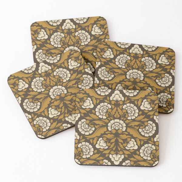 Item preview, 2192 - Victorian flowers pattern designed and sold by RouCouCou.
