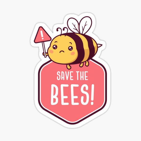 Sad Bee Save the Bees Towel