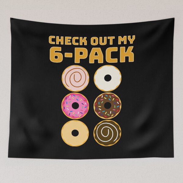 Item preview, Check Out My 6-Pack Abs of Donuts Funny Gym & Workout designed and sold by BazaarTrades.