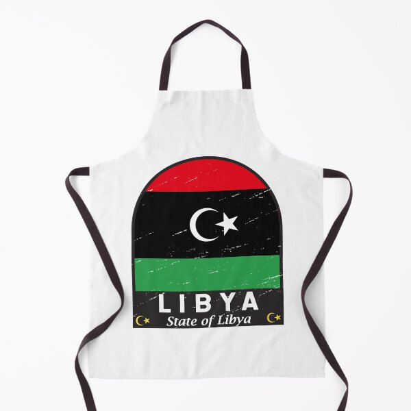 Item preview, Libya Flag Emblem Distressed Vintage designed and sold by KrisSidDesigns.
