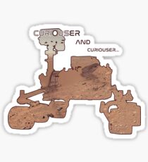 Curiosity Rover Sticker