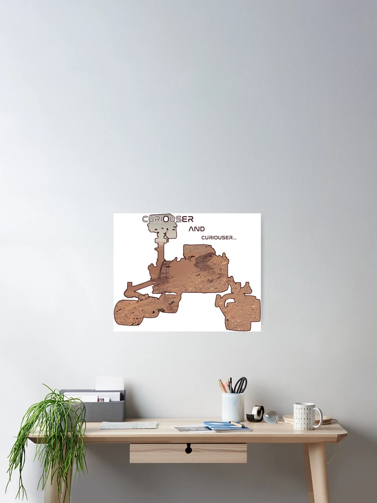 Thumbnail 2 of 3, Poster, Curiosity Rover designed and sold by Adrianna Allen.