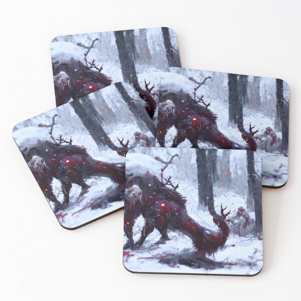 Item preview, Winter Forest Beast A1 designed and sold by rabogallery2020.