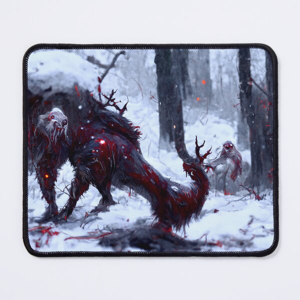 Item preview, Winter Forest Beast A1 designed and sold by rabogallery2020.