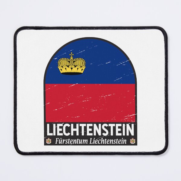 Item preview, Liechtenstein Flag Emblem Distressed Vintage designed and sold by KrisSidDesigns.