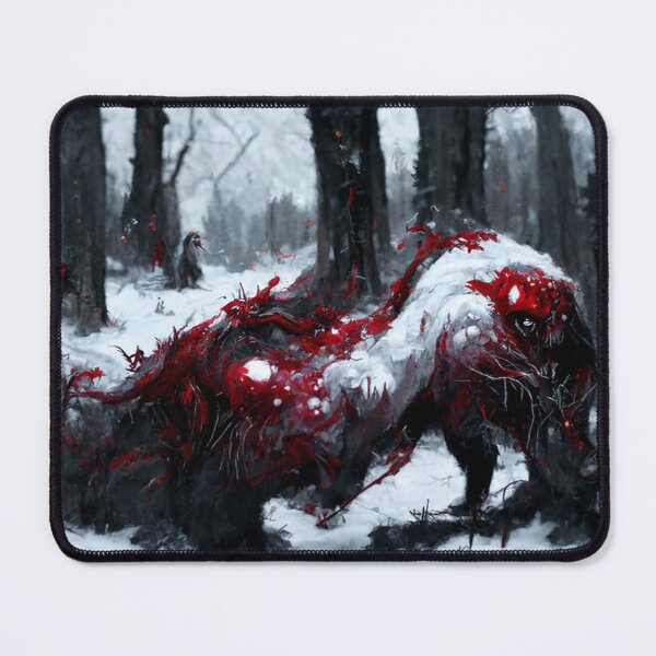 Item preview, Winter Forest Beast A2 designed and sold by rabogallery2020.