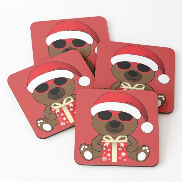 Item preview, Cool Santa Bear with sunglasses and gift designed and sold by PLdesign.