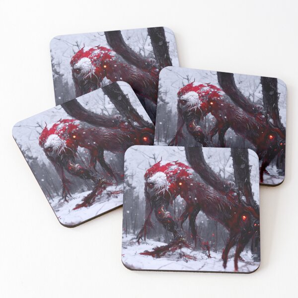 Item preview, Winter Forest Beast A3 designed and sold by rabogallery2020.