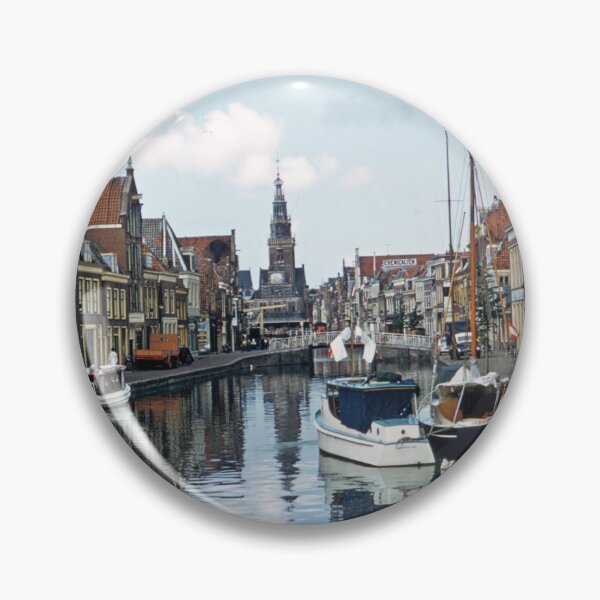 Item preview, 1950s - View from Luttik Oudorp canal - De Waag Weighing house at the Waagplein Square, Alkmaar, Netherlands designed and sold by thatwaslife.