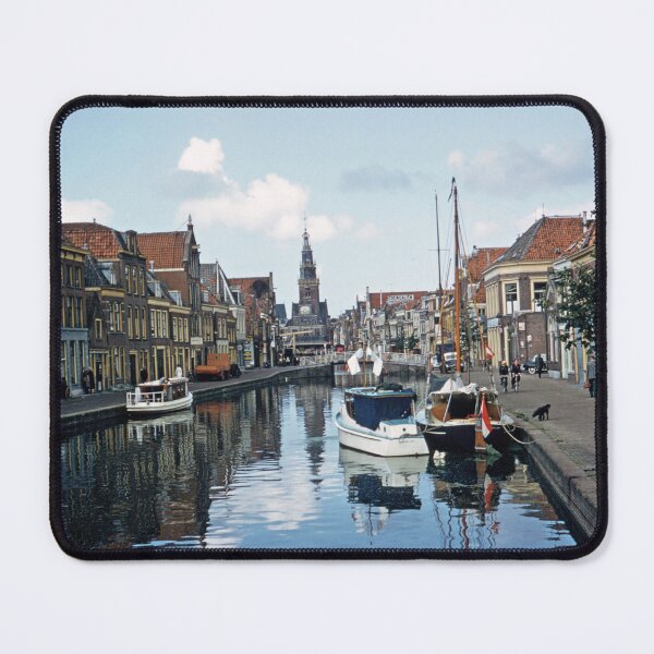 Item preview, 1950s - View from Luttik Oudorp canal - De Waag Weighing house at the Waagplein Square, Alkmaar, Netherlands designed and sold by thatwaslife.