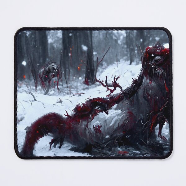 Item preview, Winter Forest Beast A4 designed and sold by rabogallery2020.