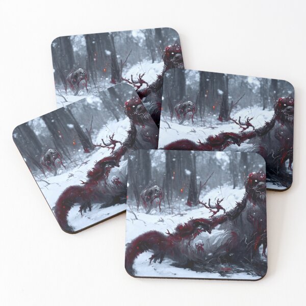 Item preview, Winter Forest Beast A4 designed and sold by rabogallery2020.