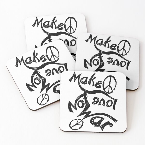 Item preview, Make love not war, original slogan, V444.  designed and sold by Chakilogy.