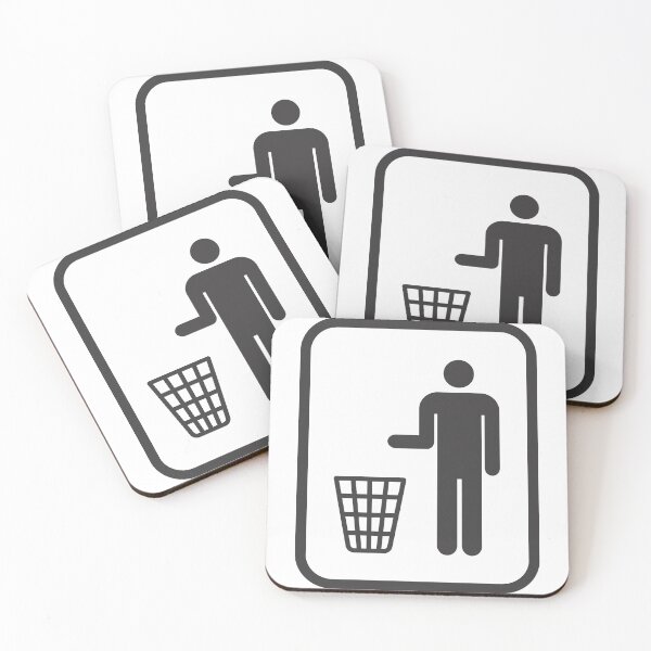 Item preview, Garbage bin place sign sticker designed and sold by SL-Creations-.