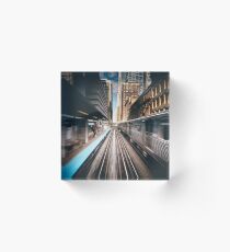 railway station Acrylic Block