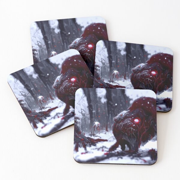 Item preview, Winter Forest Beast A5 designed and sold by rabogallery2020.