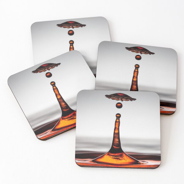 Item preview, Cool red water drop splash umbrella macro photo  designed and sold by PLdesign.