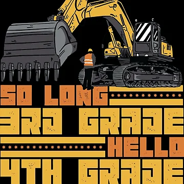 Imagen de la obra So Long 3rd Grade Hello 4th Grade Student Boys 4th Grade Gear de DynamicDesign