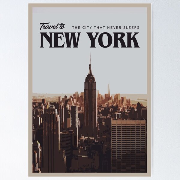 Item preview, New York poster designed and sold by bettyrosas.
