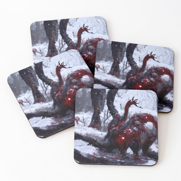 Item preview, Winter Forest Beast A6 designed and sold by rabogallery2020.