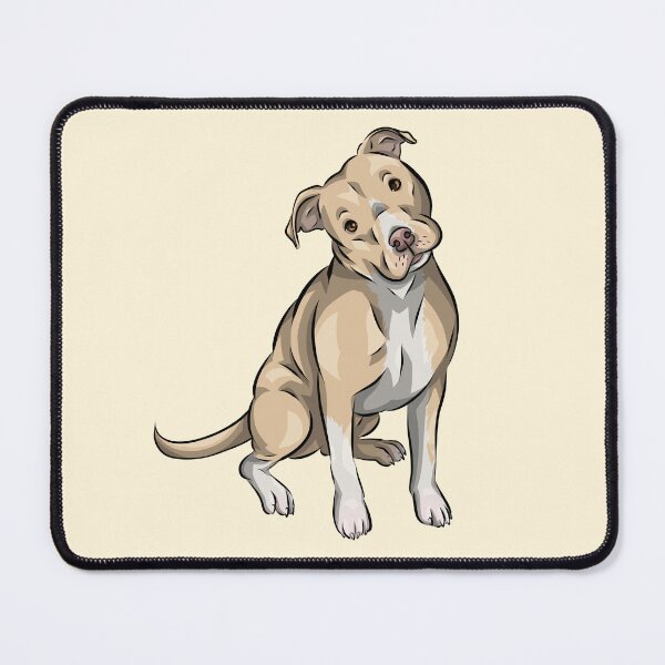Item preview, Cute Fawn Pitbull Terrier | Cartoon Dog designed and sold by shirinsart.