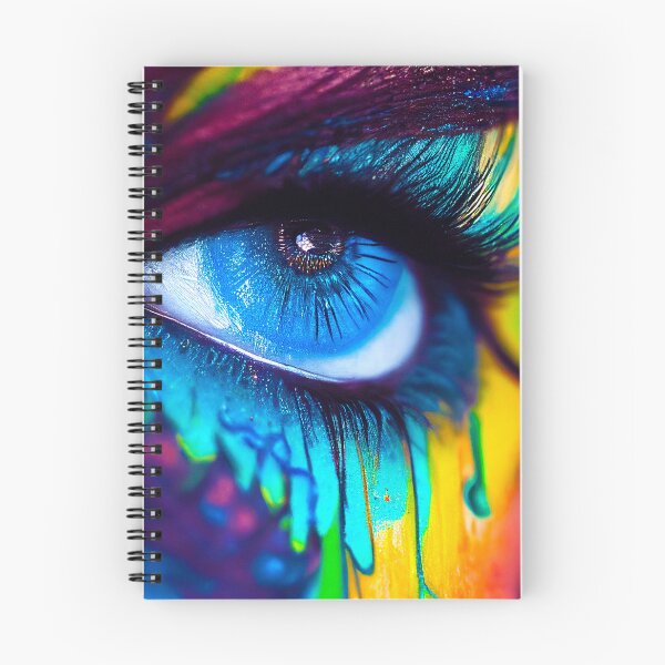 Artikelvorschau, buntes Auge entworfen und verkauft von Schmeker.