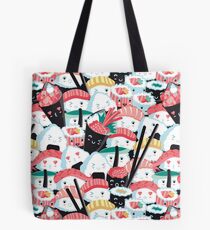 Kawaii Sushi Crowd Tote Bag