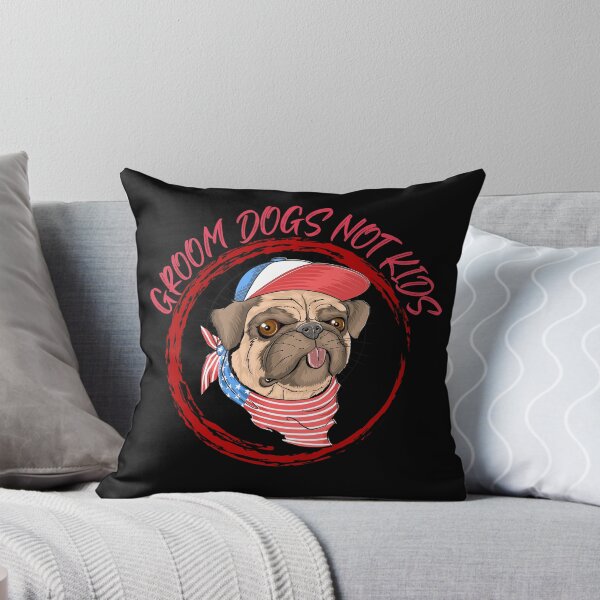 Item preview, USA Bulldog Groom Dogs Not Kids | Dog Groomer Grooming Dog | Grooming Saying Quotes Pet Groomer for Bulldog designed and sold by FitBeast.