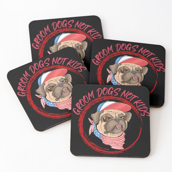 Item preview, USA Bulldog Groom Dogs Not Kids | Dog Groomer Grooming Dog | Grooming Saying Quotes Pet Groomer for Bulldog designed and sold by FitBeast.