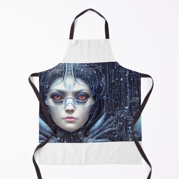Item preview, Alien woman inside a super computer designed and sold by ManoloB.