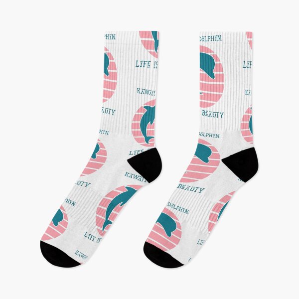 Item preview, Kawaii Dolphin, Life Is Beauty , designed and sold by FOODIESART.