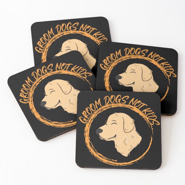 Item preview, Groom Dogs Not Kids | Dog Groomer Grooming Dog | Grooming Saying Quotes Pet Groomer for Bulldog designed and sold by FitBeast.
