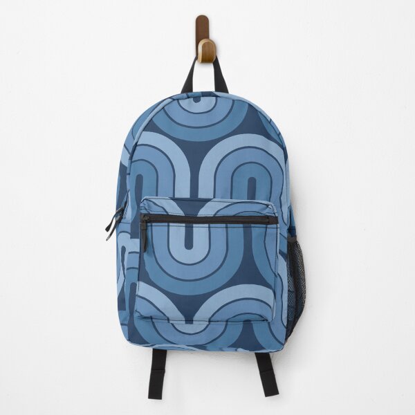 Item preview, Retro Geometric Gradient Design Blue designed and sold by tonymagnerart.
