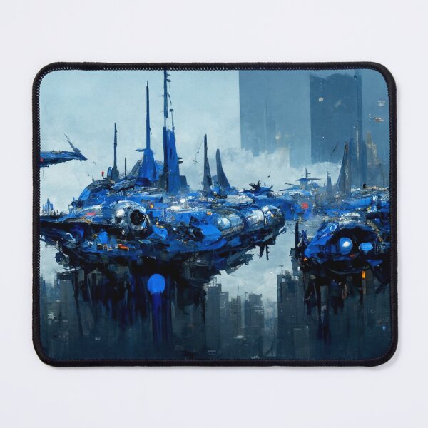 Item preview, Scifi Blue A1 designed and sold by rabogallery2020.