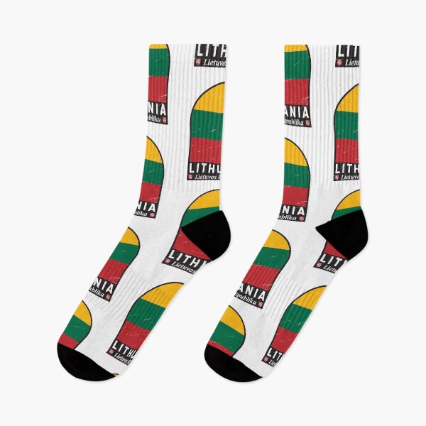 Item preview, Lithuania Flag Emblem Distressed Vintage designed and sold by KrisSidDesigns.