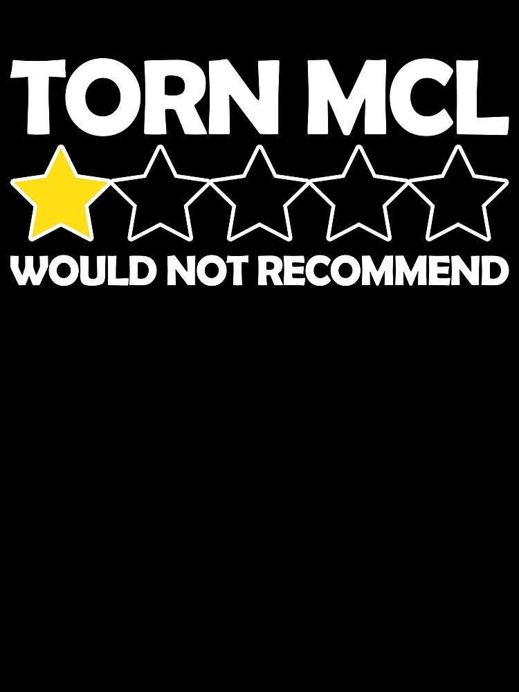 Thumbnail 3 von 3, Tuch, Torn MCL Would Not Recommend Knee Replacement Gift Gear designt und verkauft von DynamicDesign.