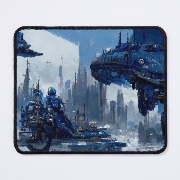 Item preview, Scifi Blue A2 designed and sold by rabogallery2020.