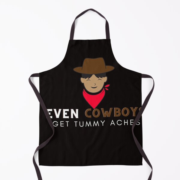 Item preview, even cowboys get tummy aches designed and sold by TheVIP.