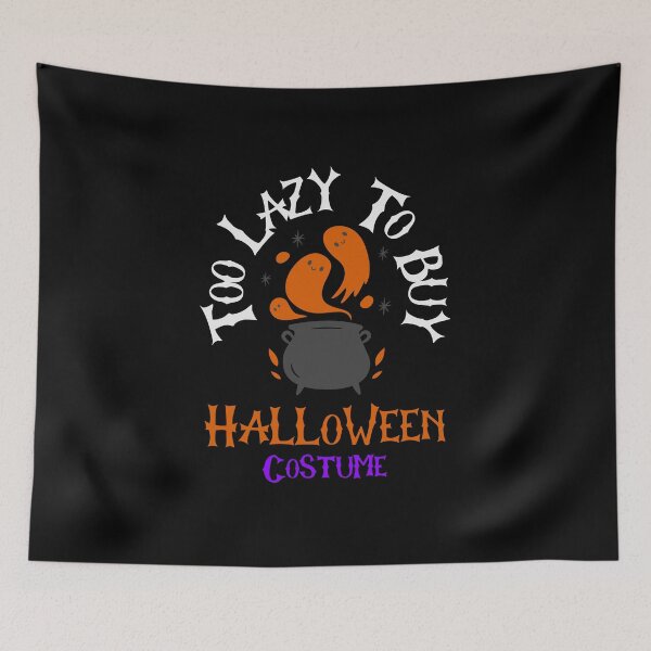 Item preview, Too Lazy To Buy Halloween Costume boo designed and sold by UnstoppableShpy.