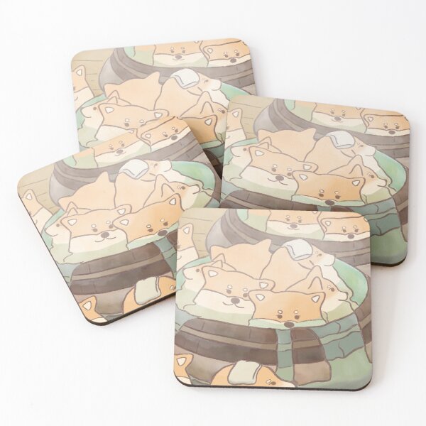 Item preview, Shiba Inu Bath House designed and sold by Kibbles Art.