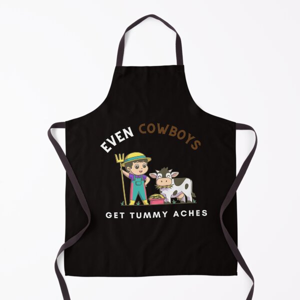 Item preview, even cowboys get tummy aches designed and sold by TheVIP.