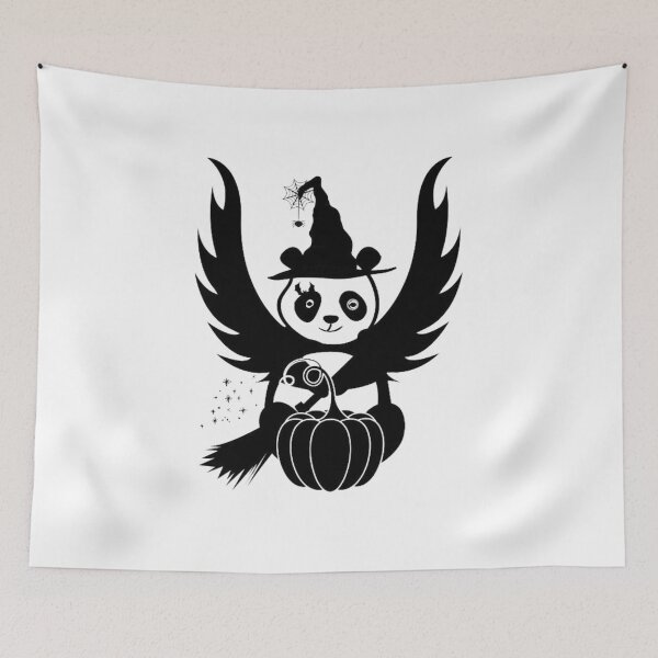 Item preview, Panda Witch Pumpkin designed and sold by lifestylegate.