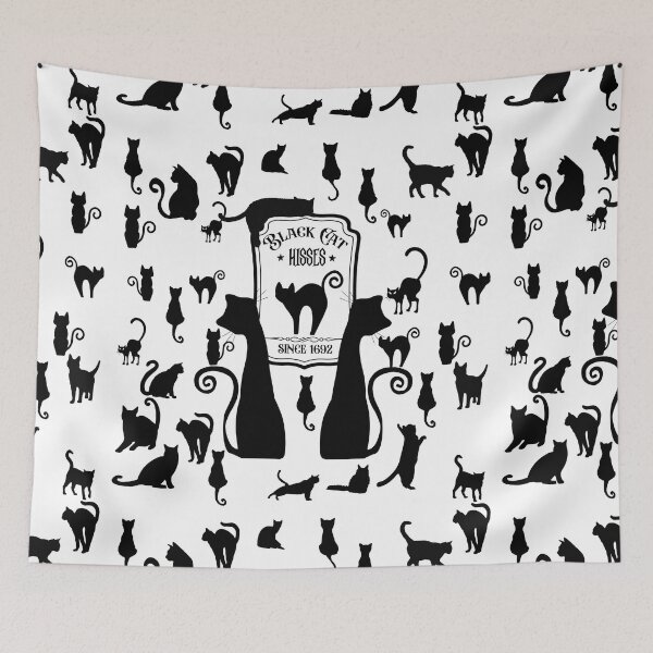 Item preview, Happy Halloween, Black Cats designed and sold by danaJG.